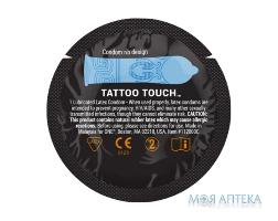 Презервативы One Tattoo Touch Голубой №1