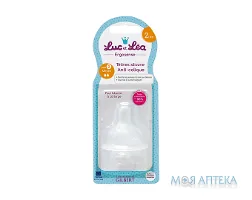 Соска Luc et Lea (Люкетлі) силіконова Антиколік середній потік з 2 міс. №2