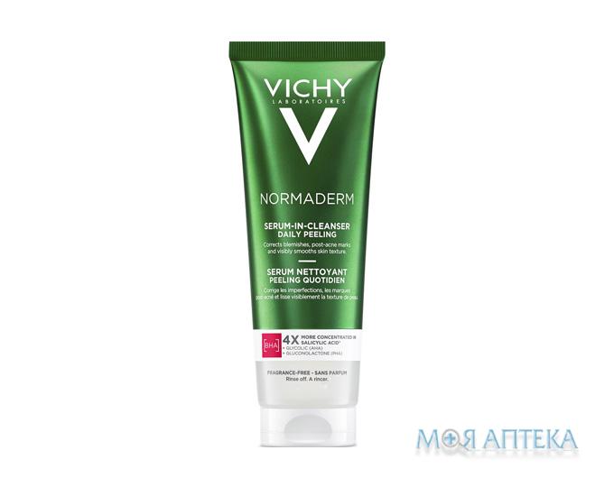 Vichy Normaderm (Віші Нормадерм) Гель-сироватка для вмивання очищувальний з ефектом пілінгу для проблемної шкіри обличчя та тіла, 125 мл