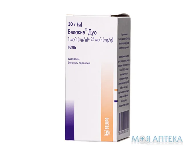 Белакне дуо гель 1 мг/г+25 мг/г по 30 г у флак. з помп.