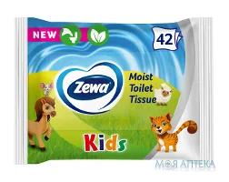 Вологий туалетний папір Zewa Kids №42