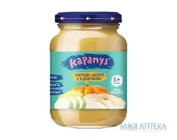 Пюре дитяче Карапуз Овочеве асорті з індичкою 125 г