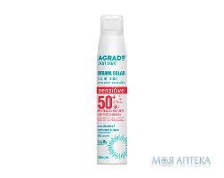 Agrado (Аградо) Міст сонцезахисний SPF 50+ для чутливої шкіри 200 мл