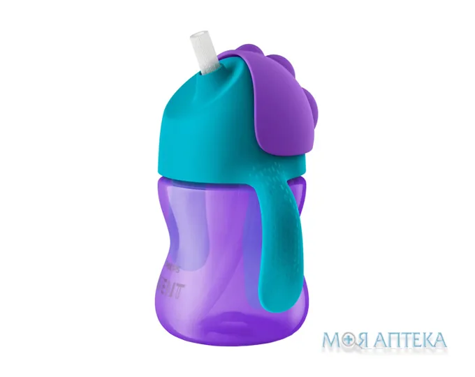 Чашка з трубочкою Авент (Avent) SCF796/02 з 9 місяців 200 мл