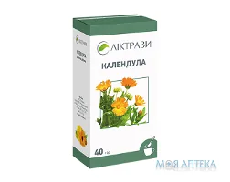 Календула квітки 40 г пачка, з внутр. пакетом