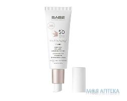 СОЛНЦЕЗАЩИТНЫЙ ФЛЮИД BABE LABORATORIOS HEALTHY AGING SPF 50 С ANTI-AGE ЭФФЕКТОМ 40 МЛ