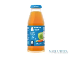 Нектар Gerber (Гербер) яблуко, морква 300 мл