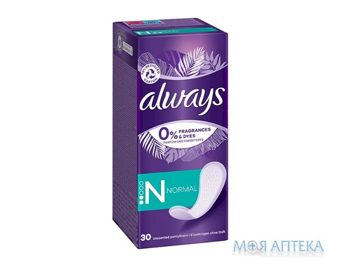 Прокладки Щоденні Always Always Daily Fresh Normal без запаху №30