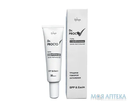 Гель ректальний Dr. PROCTO (Доктор Прокто) з пробіотиками 30 мл