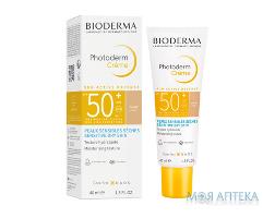 Биодерма Фотодерм М (Bioderma Photoderm M) Гель-крем солнцезащитный тонирующий светлый SPF 50+ 40 мл