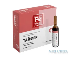Тайфер р-н д/ін./концентрат для р-ну д/інф. 20 мг/мл по 5 мл №5 в амп.