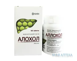 Алохол табл. п/плен. оболочкой контейнер, в пачке №180