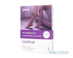 Панчохи компресійні 00212, II клас, закритий мисок, розмір 2, чорн.