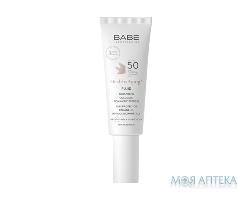 Babe Laboratorios (Бабе Лабораторіос) Healthy Aging Флюїд для обличчя сонцезахисний з Anti-Age ефектом з коллагеном і пептидами SPF-50 40 мл