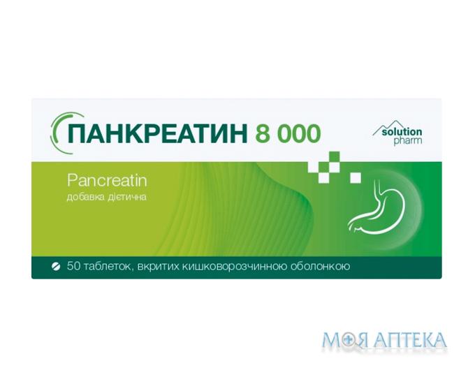 Панкреатин 8000 Solution Pharm таблетки №50