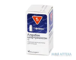 Алвобак пор. д/р-ну д/ін. 1 г фл. №1