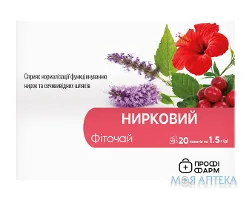 Фіточай Нирковий Профі Фарм по 1,5 г у філ.-пак. №20