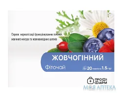 Фіточай Жовчогінний Профі Фарм по 1,5 г у філ.-пак. №20