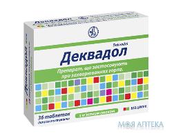 Деквадол табл. д/расс./мята №36 (12х3)..