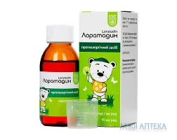 Лоратадин Baum Pharm сироп, 1 мг/мл по 90 мл у флак. (бан.)
