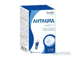 Антацид Подвійної Дії Sator pharma сусп. для вн. заст. по 10 мл у стіках №20