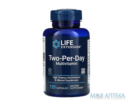 Life Extension (Лайф Екстеншн) Ту-Пер-Дей Мультивітамін капс. №120