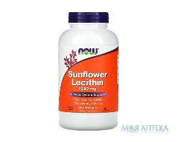 NOW Sunflower Lecithin (Соняшниковий Лецитин) капсули по 1200 мг №200