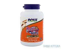 NOW Kids Berry Dophilus (НАУ Кидс Ягодный Дофилус) Пробиотики жевательные таблетки №120