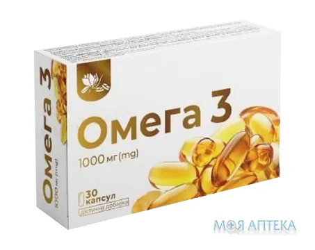 Омега-3 капсули по 1000 мг №30