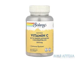 Solaray (Соларей) Вітамін С з біофлавоноїдами капсули по 500 мг №100