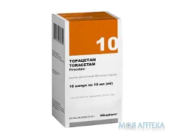 Торацетам розчин д/ін. 200 мг/мл по 10 мл №10 в амп. поліет.