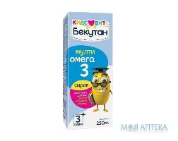 Бекутан Кідс Вітс МультиОмега-3 сироп по 250 мл у флак.