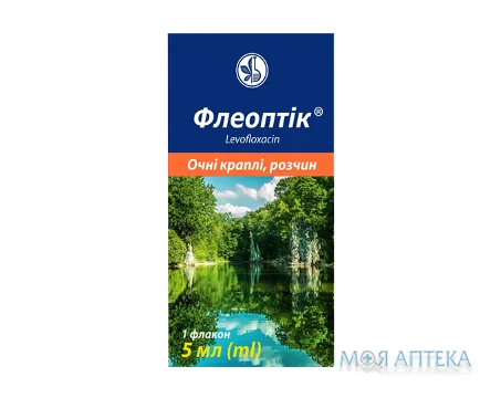 Флеоптік краплі оч., 5 мг/мл по 5 мл у флак.-крап.