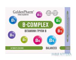 В-КОМПЛЕКС GOLDEN PHARM ТАБЛЕТКИ №30