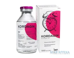 Кордагін розчин д/інф., 42 мг/мл по 100 мл у пляш.