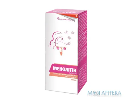 Менолітин Адванс суспензія д/внут. заст. по 125 мл у флак.