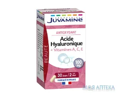 Juvamine (Жувамін) Антиоксидант Гіалуронова кислота і Вітамін A, C, E капсули №60