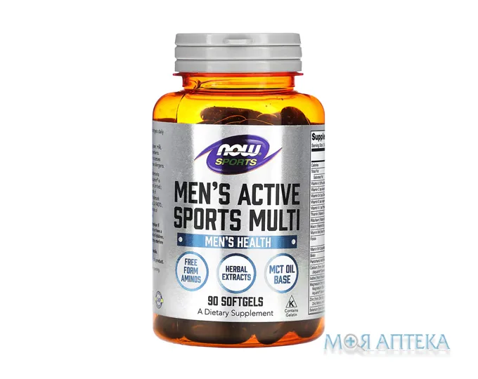 Now Sports (Нау Спортс) Менс Актив Спортс Мульті капсули №90