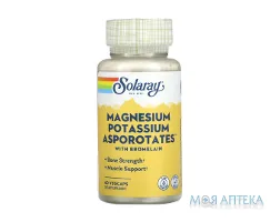 Solaray (Соларей) Аспартат магнію та калію з бромелаїном капсули №60 у флак.