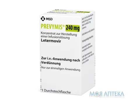 Превиміс концентрат для р-ну д/інф. по 20 мг/мл (240 мг) 12 мл №1 у флак.