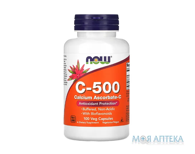 NOW (Нау) Вітамін C-500 табл. №100