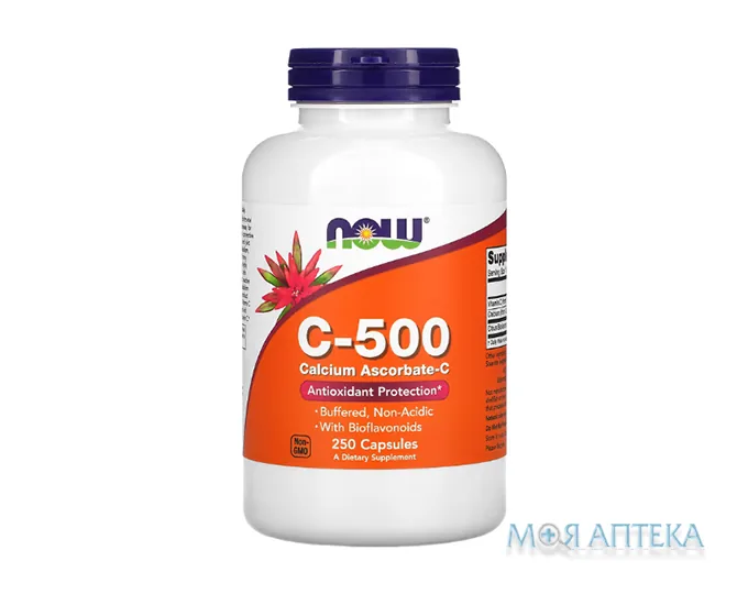NOW (Нау) Вітамін C-500 капс. №250