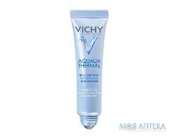 Vichy Aqualia Thermal (Віші Аквалія Термаль) Зволожуючий і освіжаючий ролик для контуру очей 15 мл