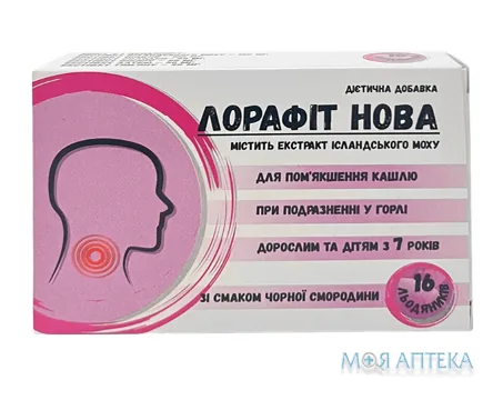 Лорафіт Нова льодяники чорна смородина №16