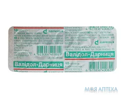 Валідол-Дарниця табл. 60 мг блістер №10