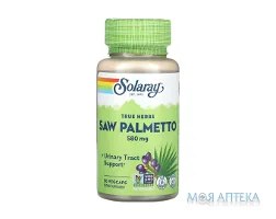 Solaray (Соларей) Ягоди Со Пальметто капсули по 580 мг флак. №50
