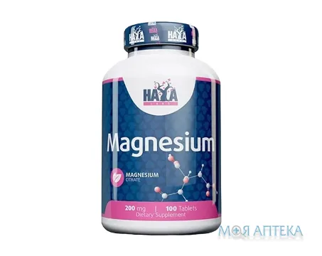 Haya Labs (Хайя Лабс) Магнію цитрат табл. 200 мг №100