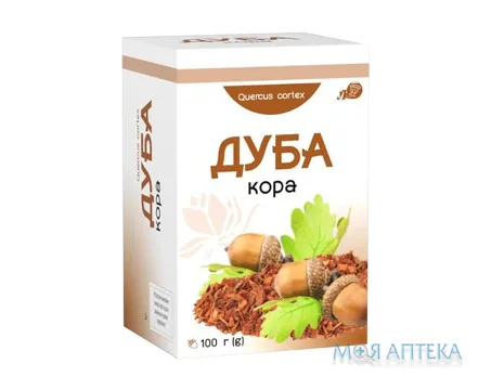 Дуба кора по 100 г у пач. з внут. пак.