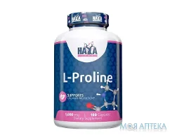 Haya Labs (Хайя Лабс) L-пролін капсули 1000 мг банка №100