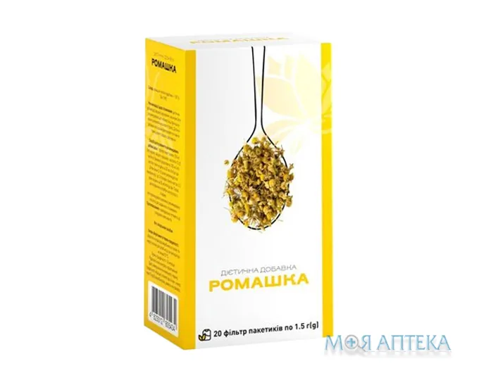 Фіточай Ромашка квітки 1,5 г фільтр-пакет №20